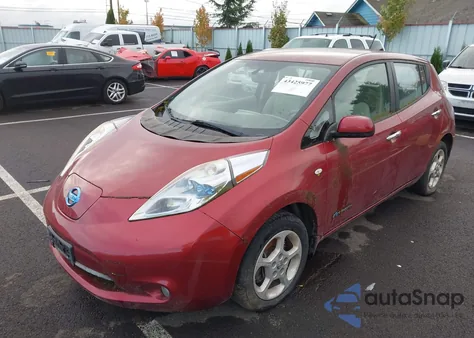 2012 Nissan Leaf Sl z USA, uszkodzony, nr VIN JN1AZ0CP3CT025483